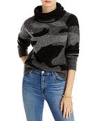 Aqua Knit Camo Turtleneck Sweater - 100% Exclusive