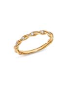 Bloomingdale's Diamond Twisted Stacking Ring In 14k Rose Gold, 0.08 Ct. T.w - 100% Exclusive