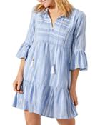 Tommy Bahama Just Beachy Striped Swim Cover-up Dress