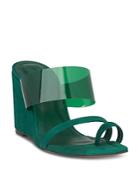 Whistles Women's Limited Thayer Perspex Wedge Heel Sandals