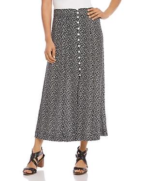 Karen Kane Button-front Midi Skirt