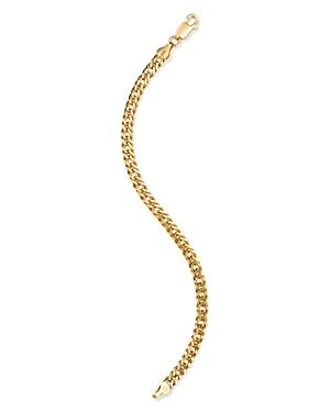Argento Vivo Link Curb Chain Bracelet In 18k Gold-plated Sterling Silver