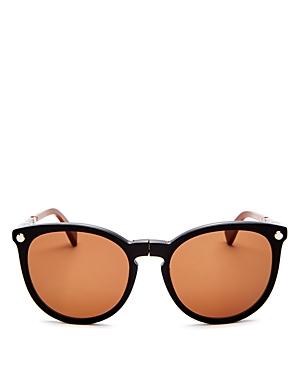 Longchamp Le Pliage Family Foldable Round Sunglasses, 54mm