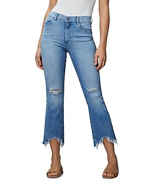 Dl1961 Bridget Boot High Rise Instasculpt Jeans In Droplet Distressed