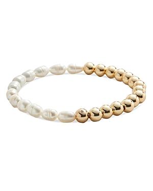 Baublebar Perlita Imitation Pearl Beaded Stretch Bracelet