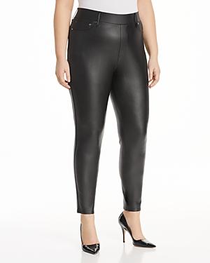 Seven7 Jeans Plus Faux Leather Pull-on Pants