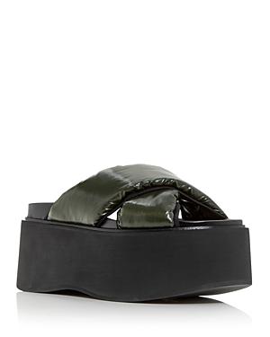 Marni Women's Criss Cross Platform Slide Sandals