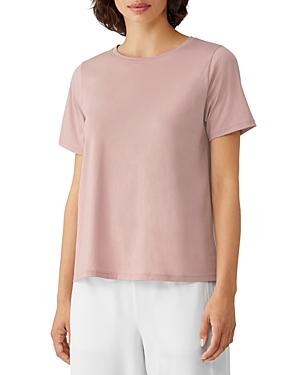 Eileen Fisher Organic Cotton Round Neck Tee