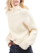Barbour Rockcliffe Chunky Rib Knit Turtleneck Sweater