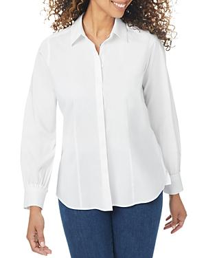 Foxcroft Mason Ruffled Non Iron Shirt