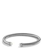 David Yurman Cable Classics Bracelet With Pearls & Diamonds