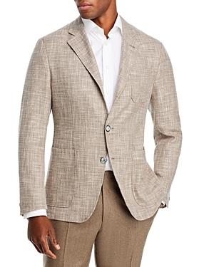 Canali Regular Fit Textured Hopsack Sport Coat