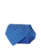 Salvatore Ferragamo Shadow Gancini Print Silk Classic Tie