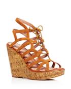 Joie Larissa Caged Lace Up Platform Wedge Sandals - 100% Bloomingdale's Exclusive