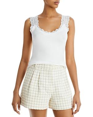 Aqua Knit Lace Trim Camisole Top - 100% Exclusive