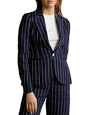 Polo Ralph Lauren Pinstriped Linen Blazer