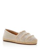 Michael Michael Kors Tibby Frayed Linen Espadrille Flats