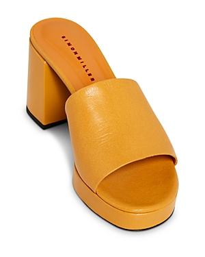 Simon Miller Women's Stopper Heel Platform Slide Sandals