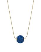 Aqua Disco Ball Pendant Necklace, 33 - 100% Exclusive