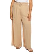 Belldini Plus Flowy Pull On Pants
