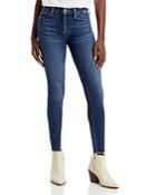 Mother The Looker Ankle Fray Jeans In Hot Spring