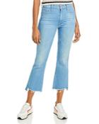 Mother The Insider Crop Step Ankle Flare Jeans In Hold My Hand