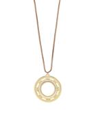 Tory Burch Serif T-spinning Pendant Necklace, 50