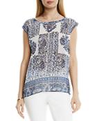 Two By Vince Camuto Paisley Print Top