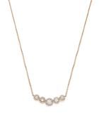Bloomingdale's Diamond Bezel Row Necklace In 14k Rose Gold, 0.50 Ct. T.w. - 100% Exclusive