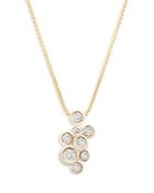 Bloomingdale's Diamond Cascade Pendant Necklace In 14k Yellow Gold, 0.35 Ct. T.w. - 100% Exclusive