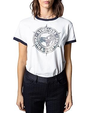 Zadig & Voltaire Logo Baseball Tee