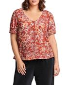 Estelle Plus Dahlia Top