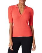 Hobbs London Jayde Ribbed Polo Jumper