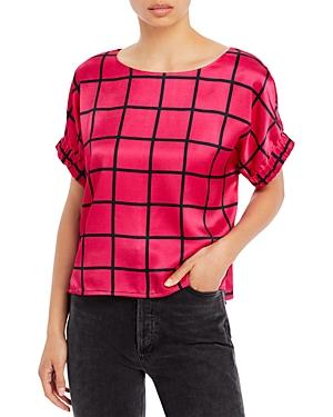 Milly Julie Windowpane Top