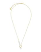 Sterling Forever Greta Cultured Freshwater Pearl Circle Pendant Necklace, 18