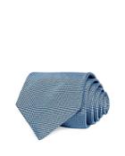 Ermenegildo Zegna Micro Check Silk Classic Tie