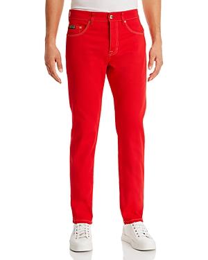 Versace Jeans Couture Slim Fit Jeans In Racing Red