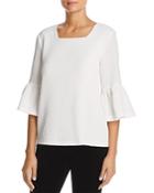 Calvin Klein Textured Bell Sleeve Top