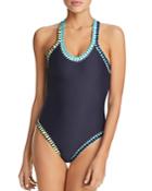 Platinum Inspired By Solange Ferrarini Stitched Ribbed One Piece Swimsuit - 100% Exclusive