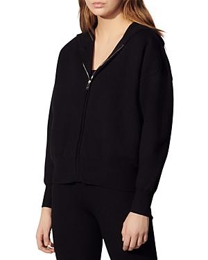 Sandro Capri Embroidered Hoodie