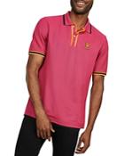 Psycho Bunny Corby Pima Cotton Twill Tipped Regular Fit Polo Shirt