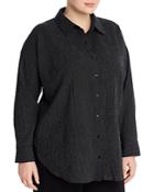 Eileen Fisher Plus Classic Button-down Top