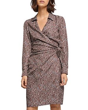 Paule Ka Printed Wrap Dress