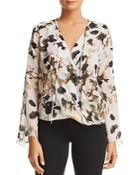 Kenneth Cole Urban Camo Wrap-front Top