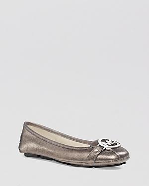 Michael Michael Kors Logo Driving Moccasin Flats - Fulton
