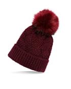 Free People Pinnacle Faux Fur Pom Pom Beanie