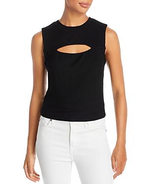 Aqua Cutout Sleeveless Top - 100% Exclusive