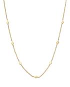 Zoe Chicco 14k Yellow Gold Itty Bitty Diamond-shape Choker Charm Necklace, 14
