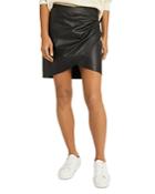 Reiss Saffron Leather Mini Skirt