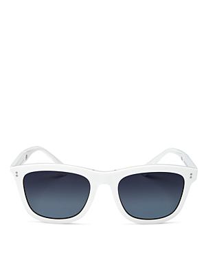 Burberry Men's Polarized Square Fold Up Sunglasses, 55mm